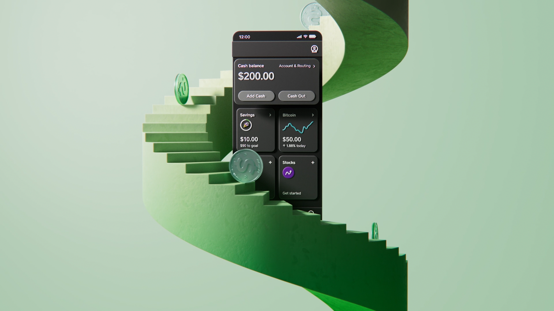 Cash App Design Explorations — Sekani Motion Design