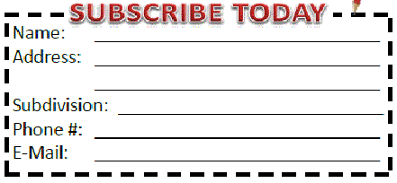 Flyer, Subscription Form