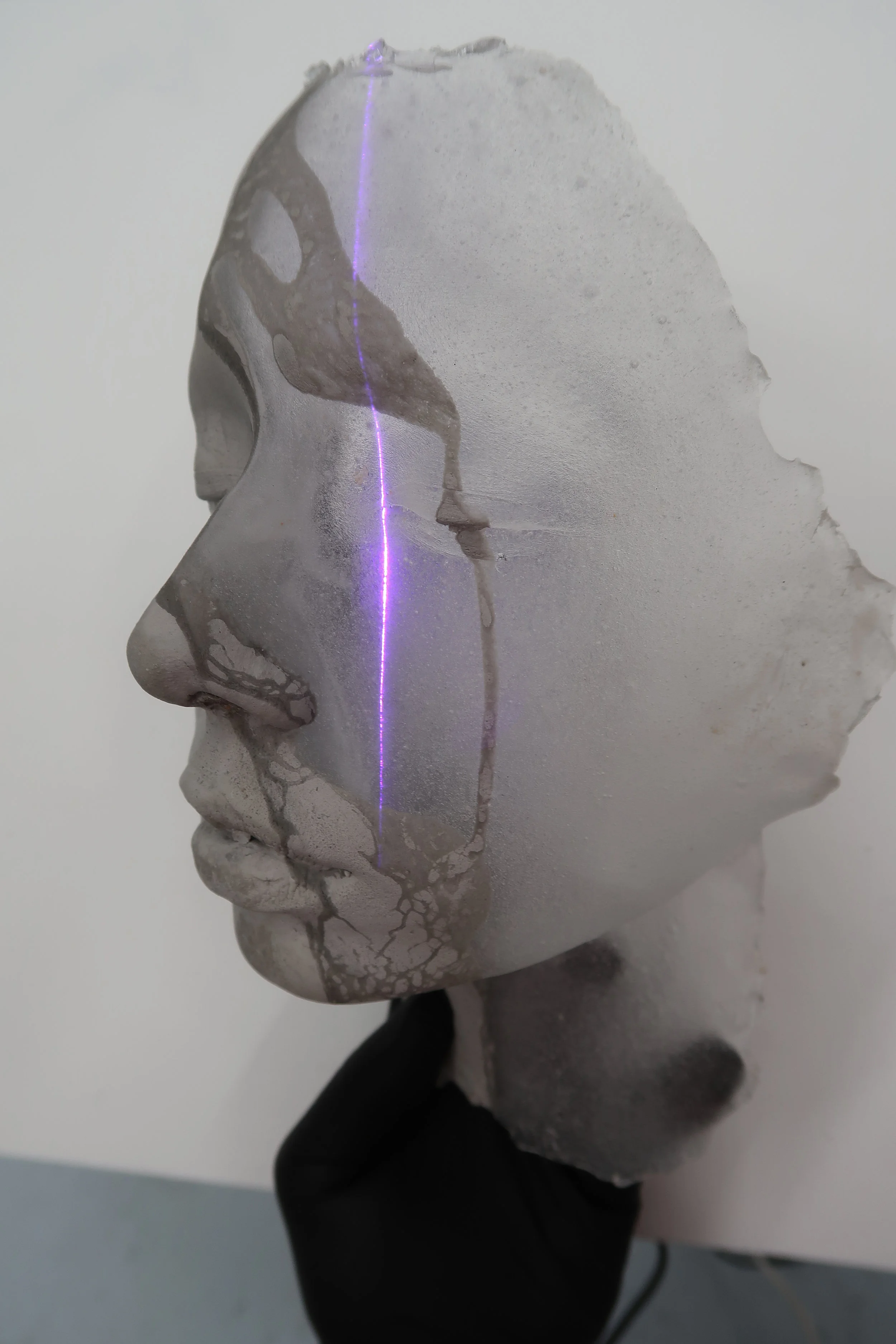 Cement, Resin, Laser Sculpture | Model: Jazzelle Zanaughtti
