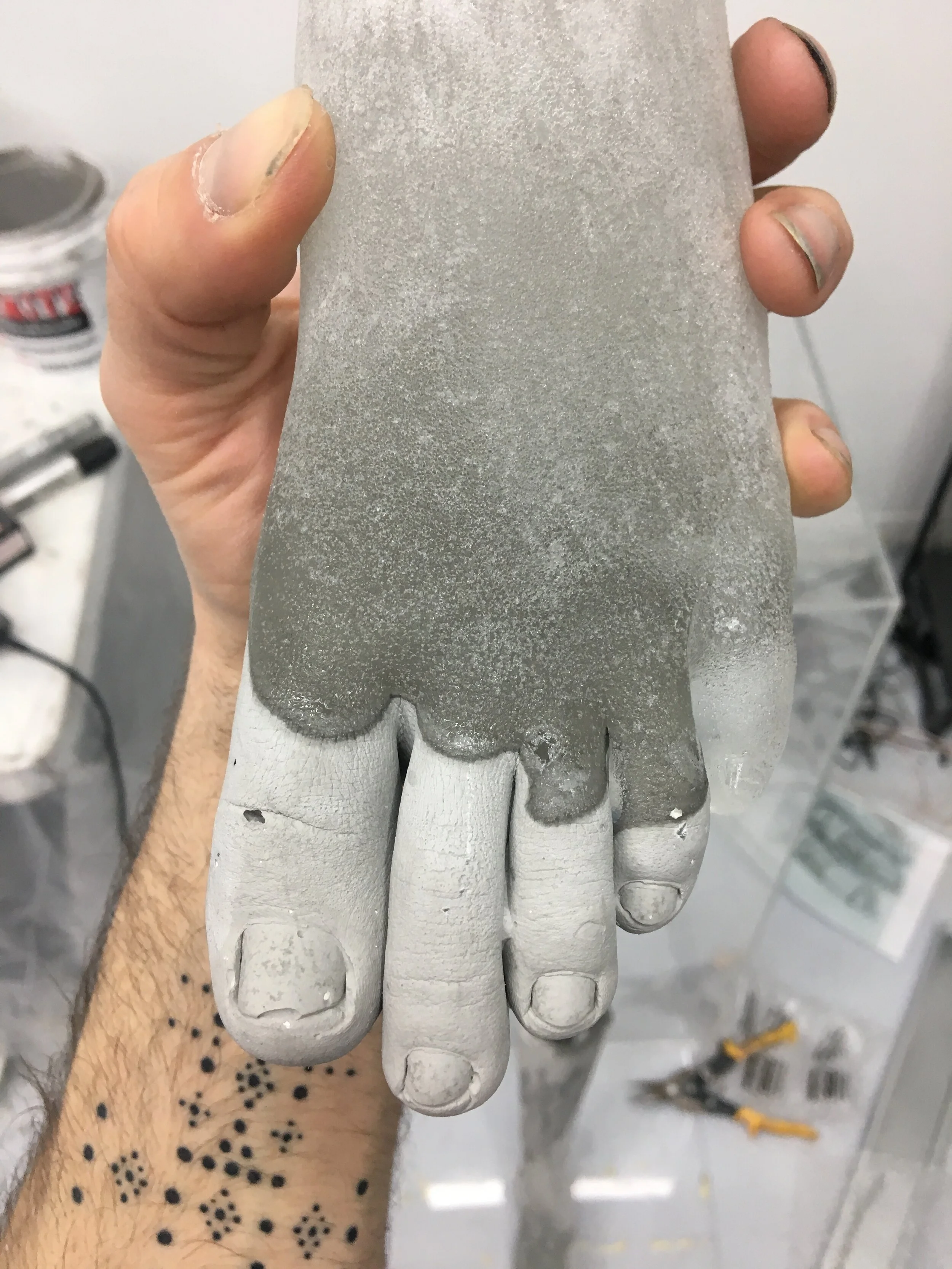 Cement, Resin Test | James Moore Studio | Brooklyn NY