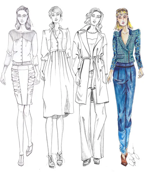 FASHION ILLUSTRATIONS 