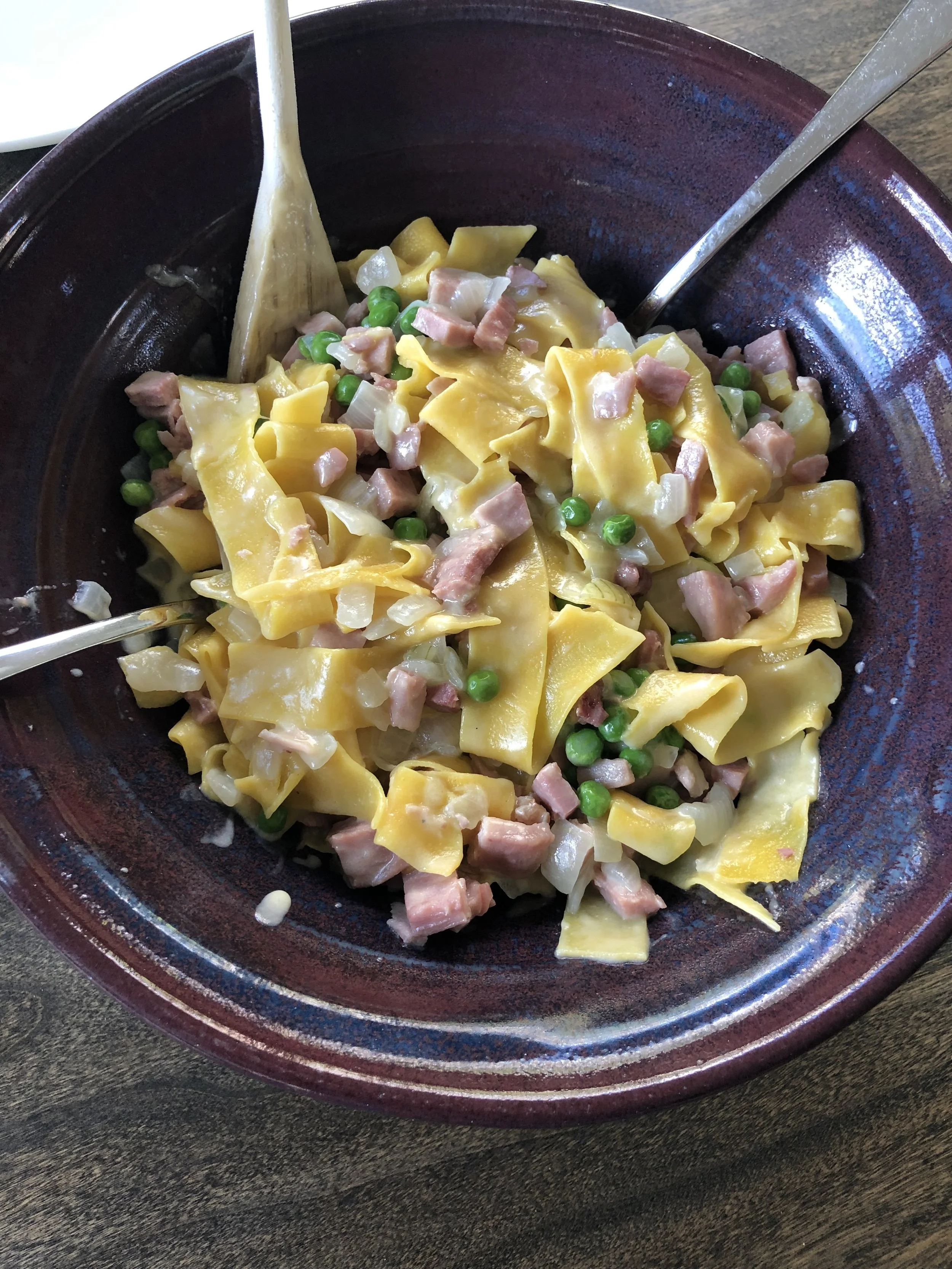 Ham &amp; Pea Pasta