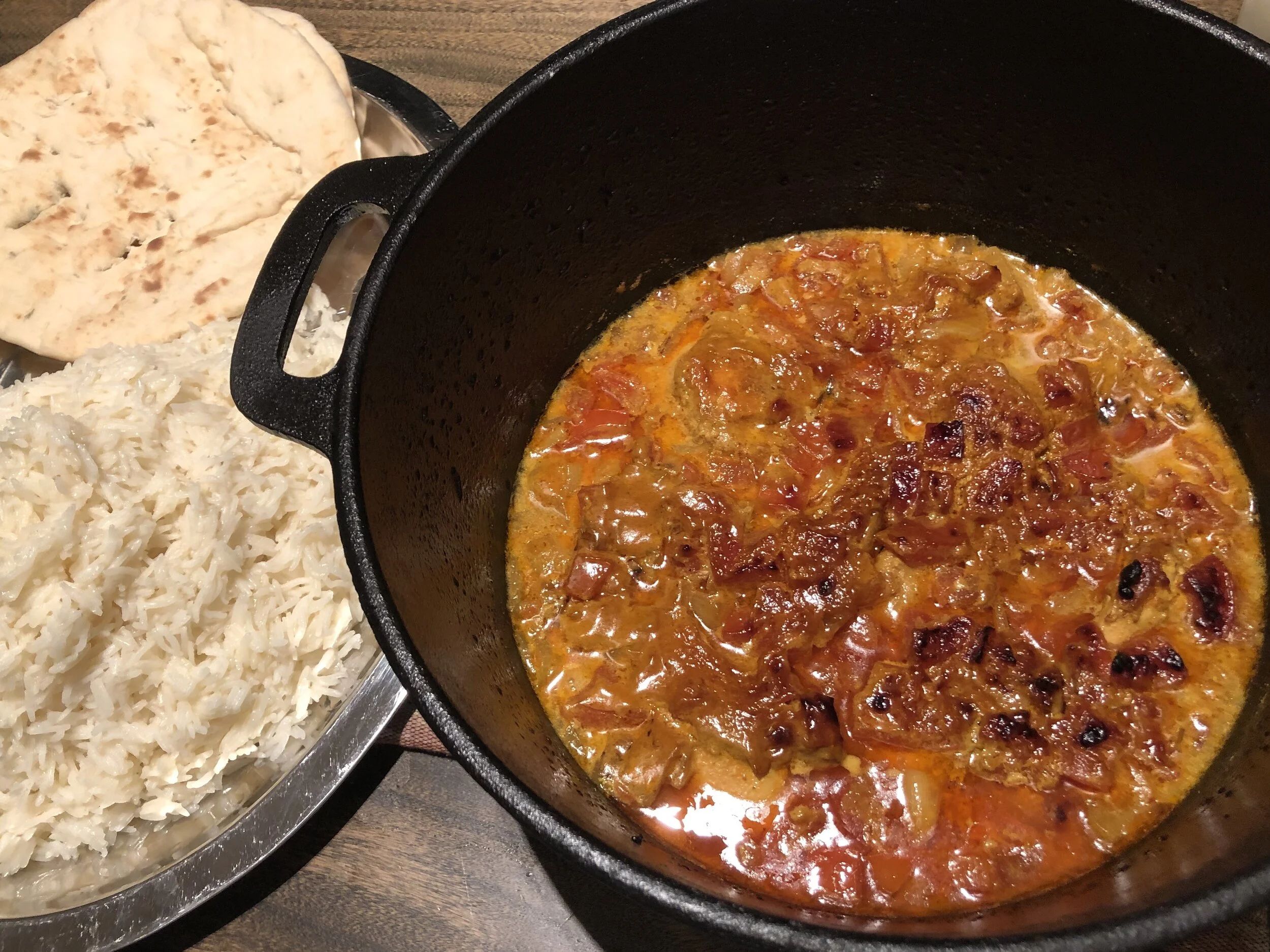 One Pot Thai Coconut and Red Curry Chicken