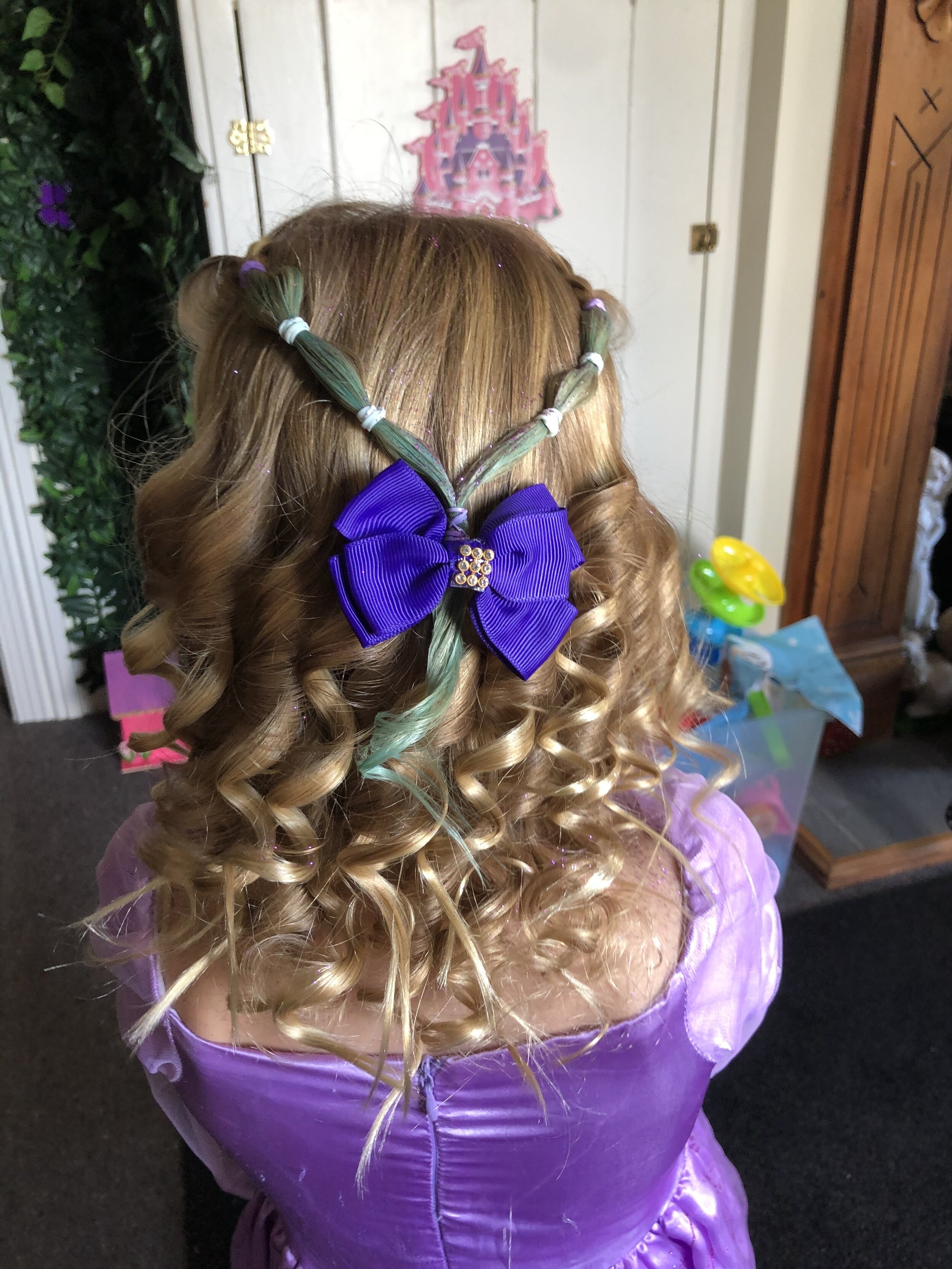 Little Miss Enchanted party hair