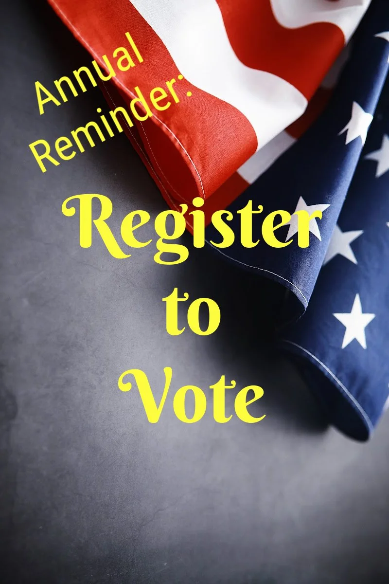 Happy New Year! Register to Vote — Bumblemom