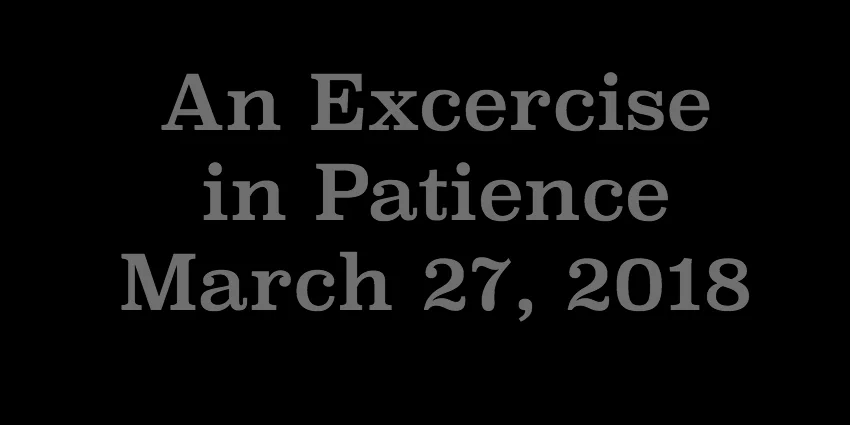 March 27 2018 - An Excercise in Patience.jpg