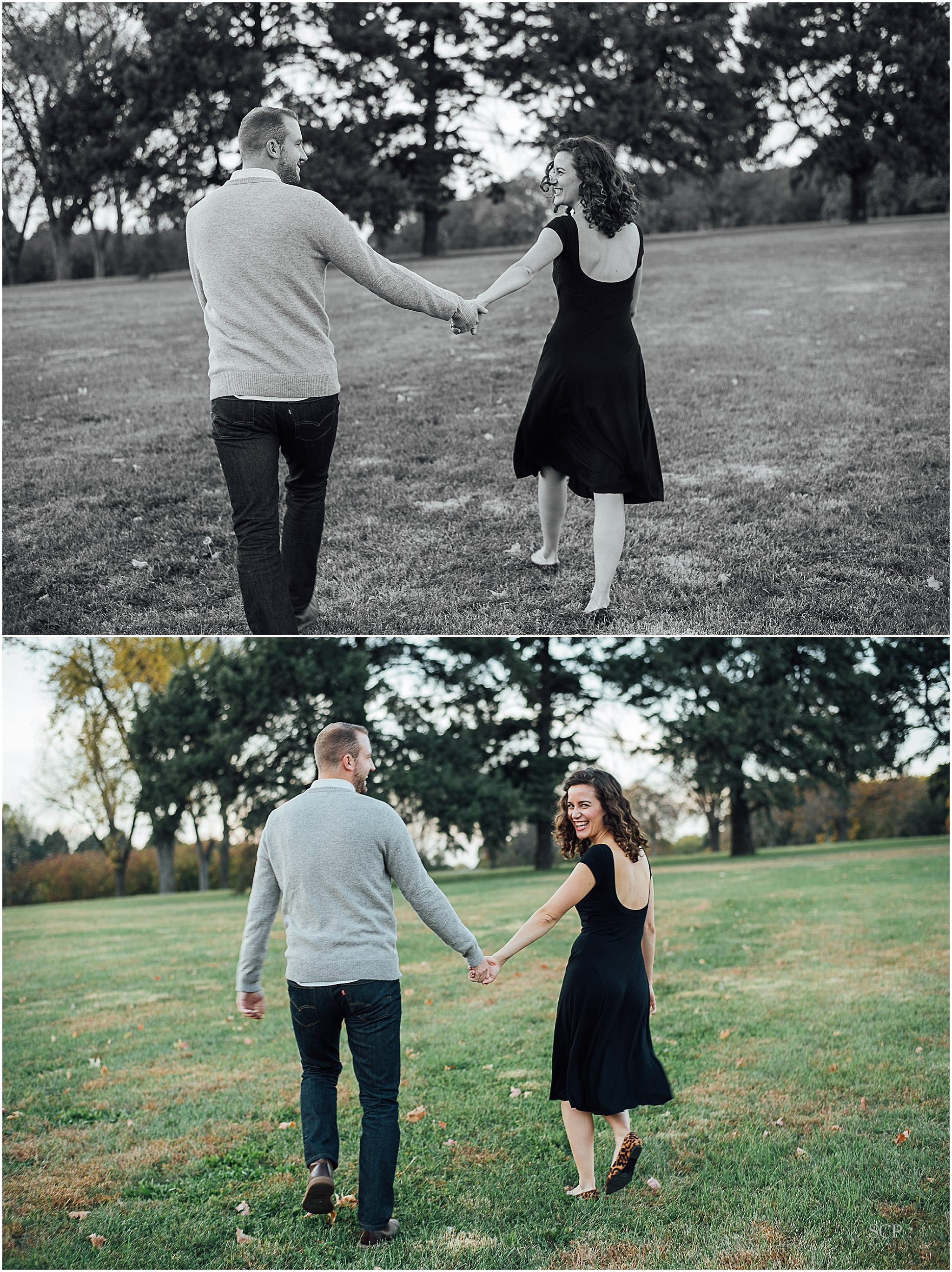 French Bulldog Memorial Park engagement anna matt-0564.jpg