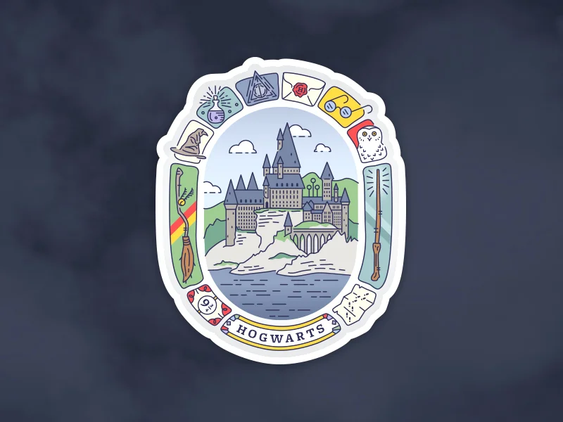 Hogwarts is Home Waterproof 3" stickers for sale (Limited number available- contact if interested) 