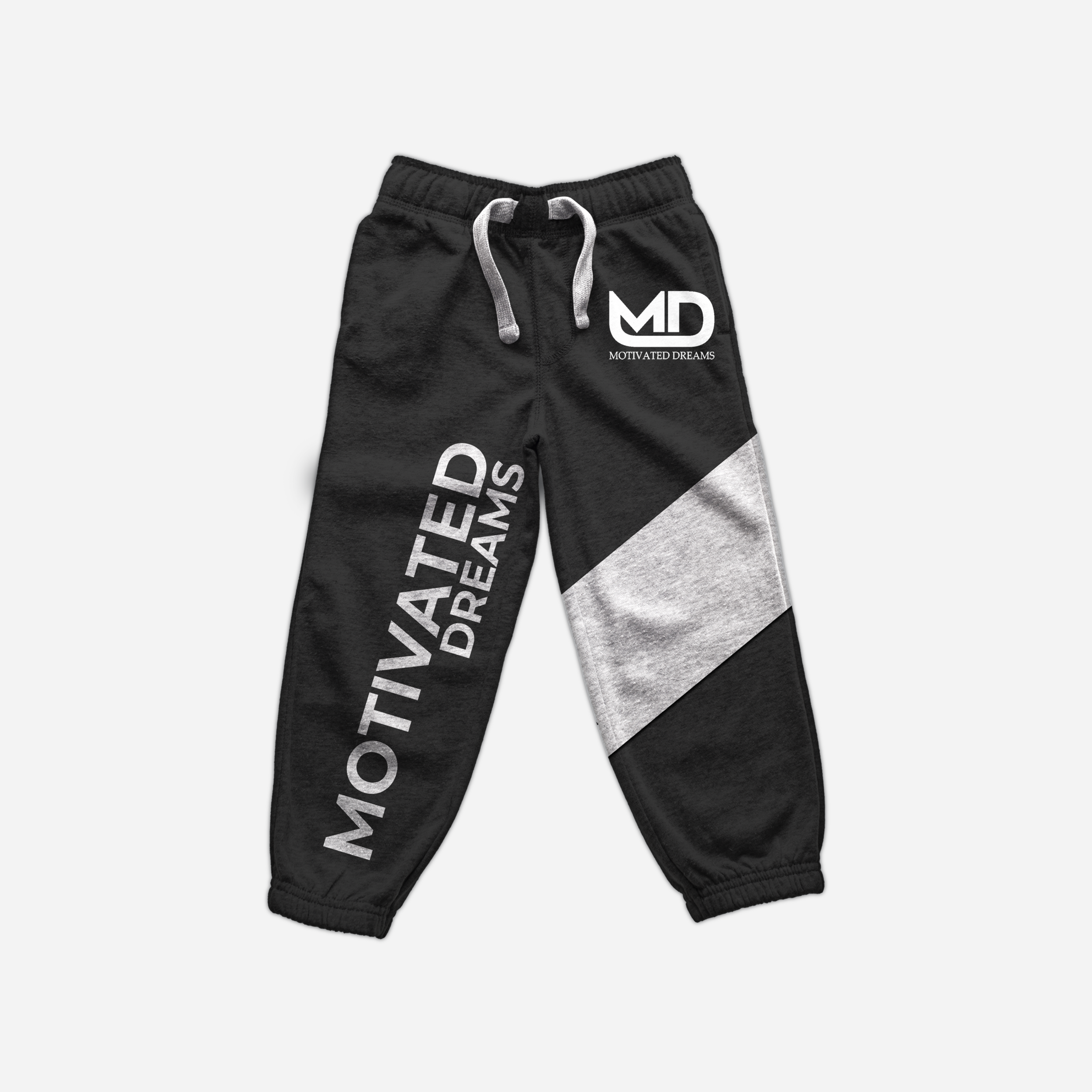 MD Black Sweatpant White Logo.png