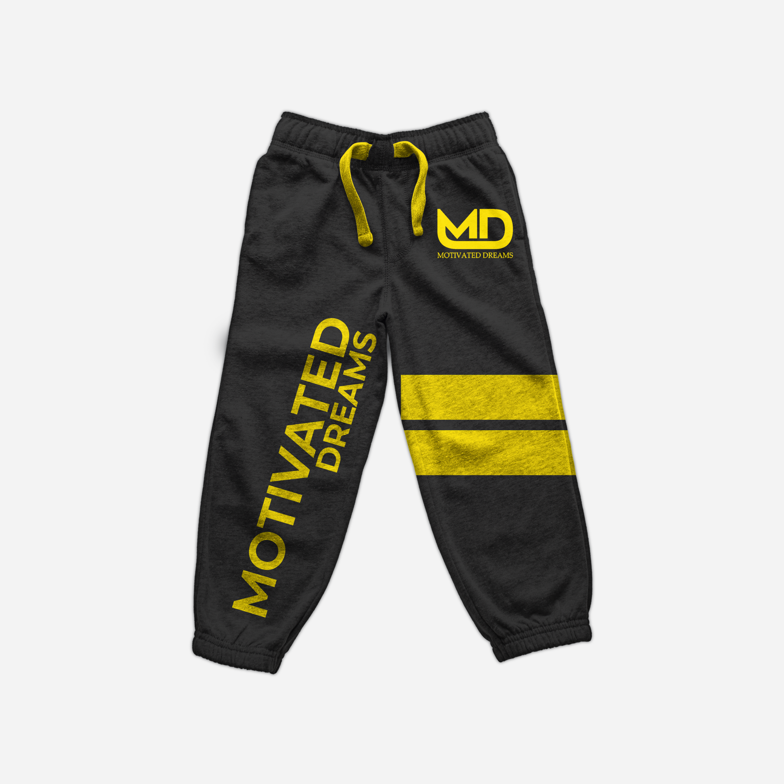 MD Black Sweatpant Yellow Logo Design.png