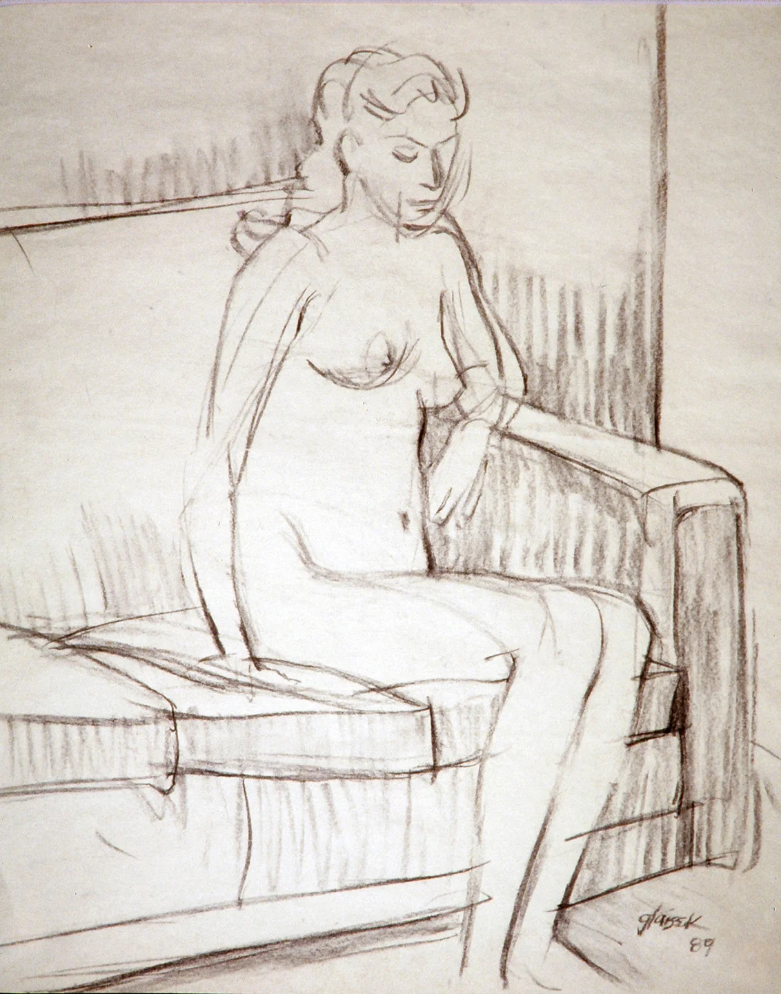 40 Female Nude Seated