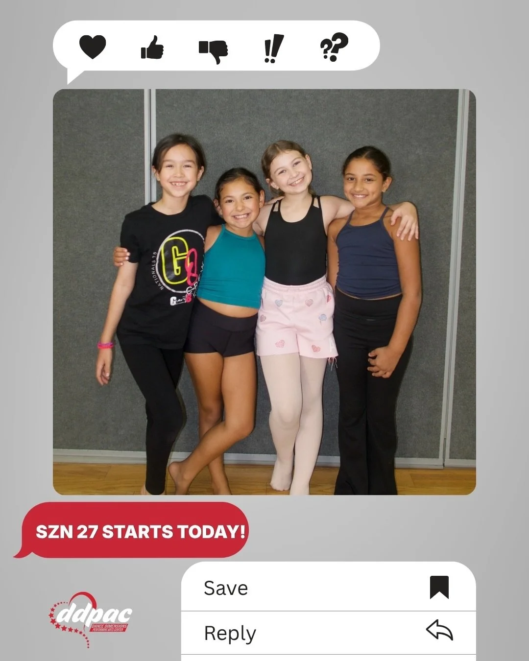 Training season is here! SZN 27 has officially begun, we can&rsquo;t wait to dance with all of you! Make sure you&rsquo;re registered! 💃🏻✨
&bull;
&bull;
&bull;
&bull;
&bull;
&bull;
&bull;
&bull;
{ dance, dance season, jazz, tap, ballet, hip-hop, ly