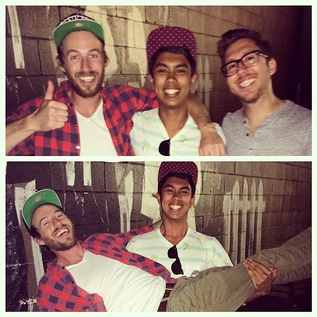 I only shed one tear when I met my heroes. #jakeandamir #ohsheeshyall #twasadream