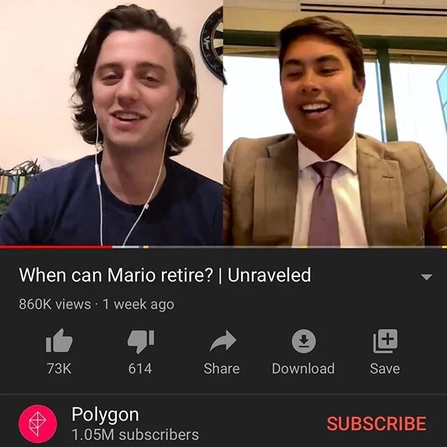 I guess we have social distancing to thank for getting 900k people to watch us explain Mario&rsquo;s retirement planning