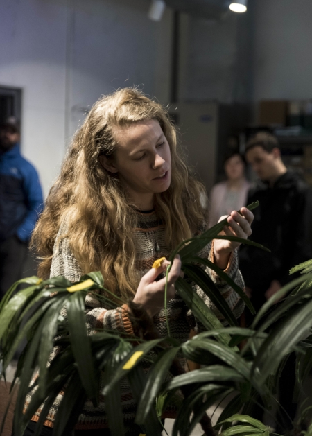 Documentation of I Love You Are You Okay Performance at Gramma Poetry Press, October 2017