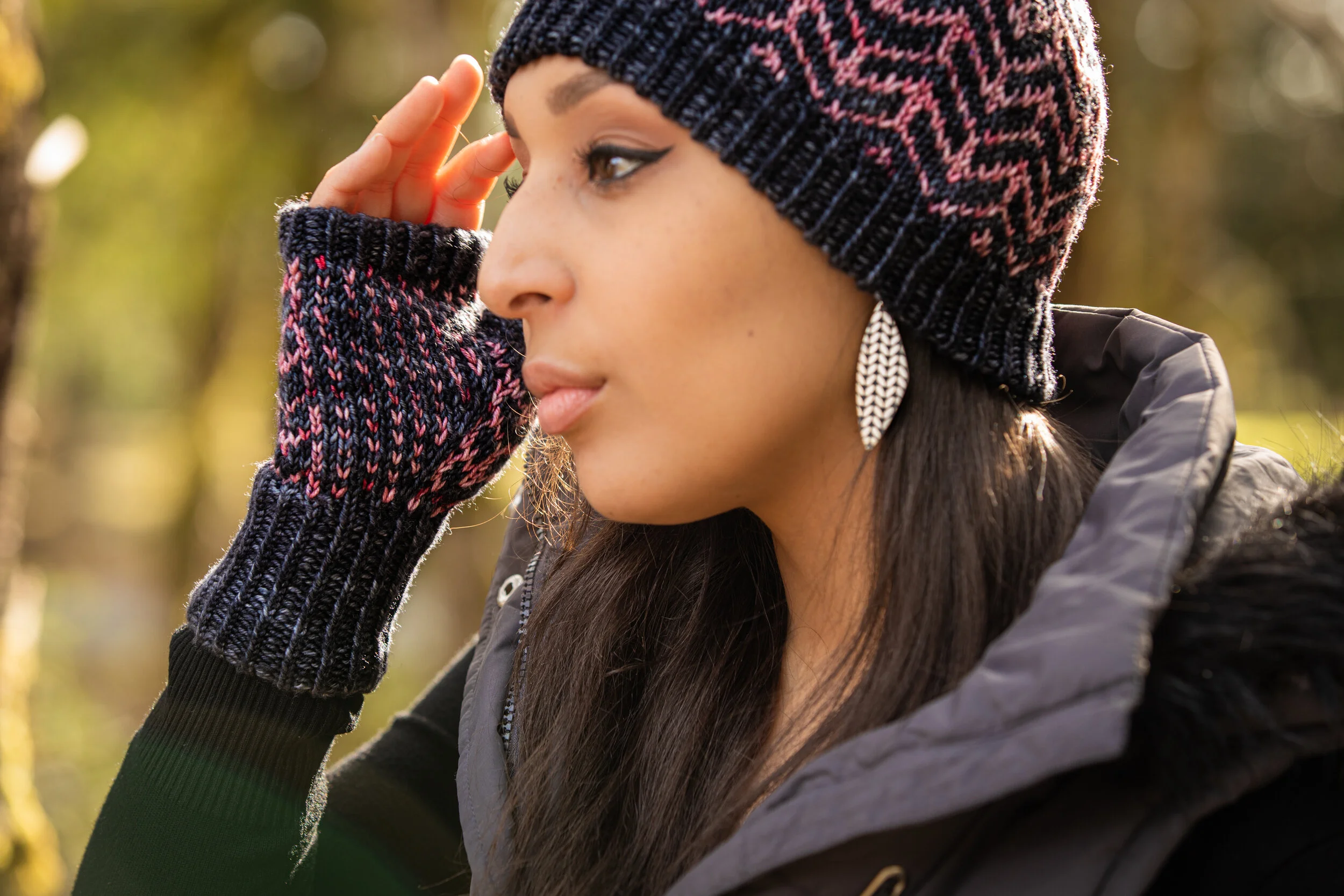 kestra-beanie-and-fingerless-gloves-fair-isle-knitting-pattern-with-geometric-chevron-and-dotted-stitch-pattern.jpg