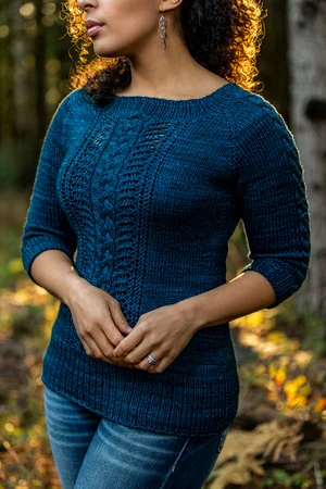 Julissa: Size-Inclusive Raglan Sweater Knitting Pattern | VSD