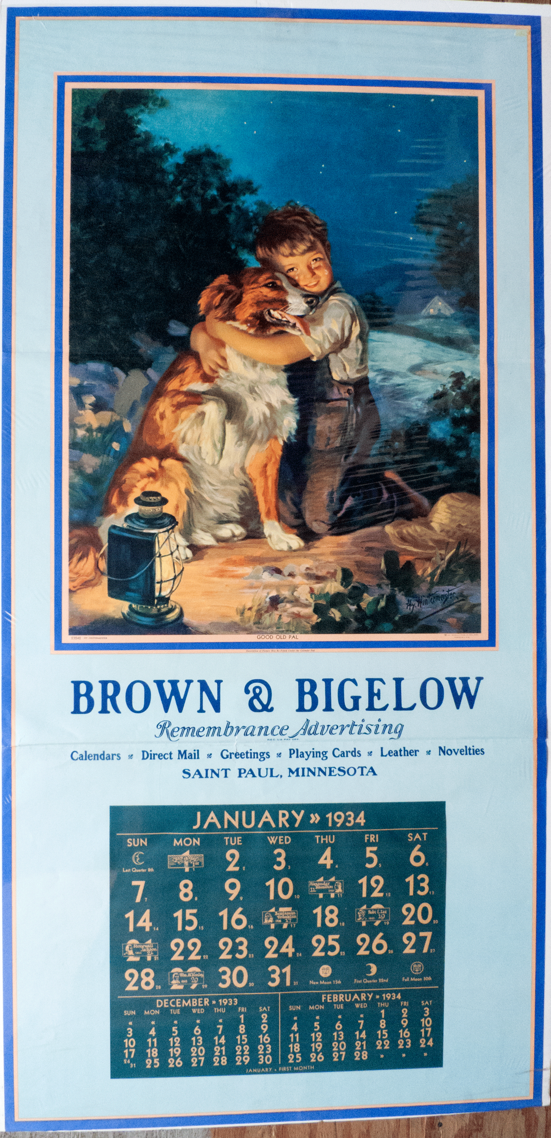 Calendar Brown Bigelow Boy_dog.gif