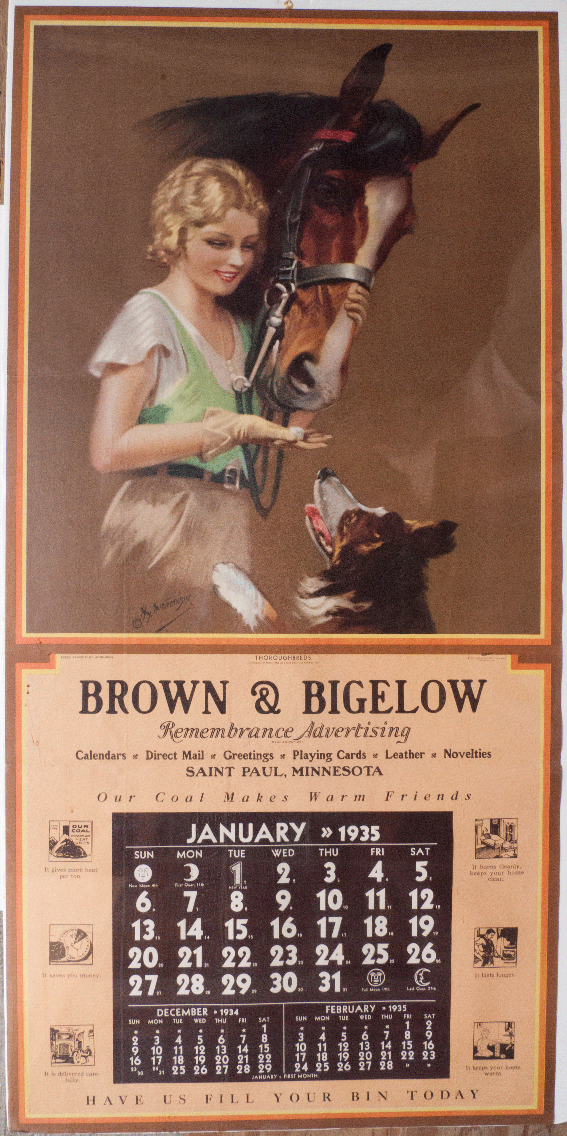 Calendar-Brown-Bigelow-Woman-horse.gif