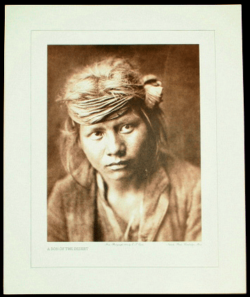Large Edward Curtis American Indian Photo - Printed ca1973. ( 1 )