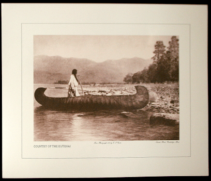 Large Edward Curtis American Indian Photo - Printed ca1973. ( 7 )