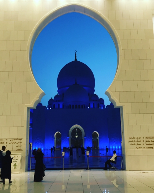 Inside the Grand Mosque.
