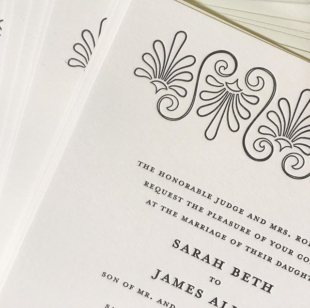 Lovely modern, deco, custom invitations inspired by @hotelsaintcecilia

#letterpress #printmaking #weddinginvitations #dailydoseofpaper #ohsobeautifulpaper #custom #customdesign #austinweddings #smpweddings #marthastewartweddings #vertallee