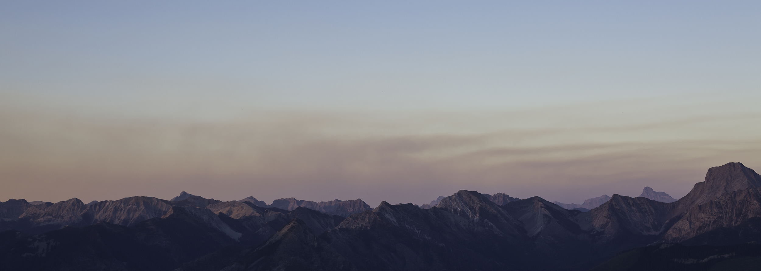 They sure are pretty. Looking east over the southern Rockies.