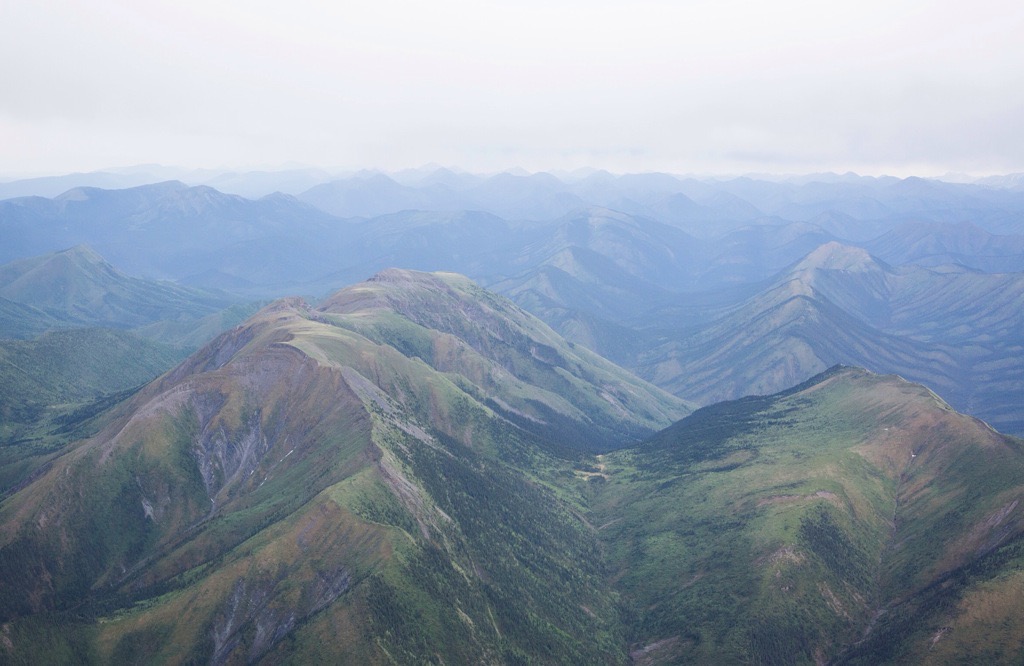 Imagine the dinosaurs running through these hills...