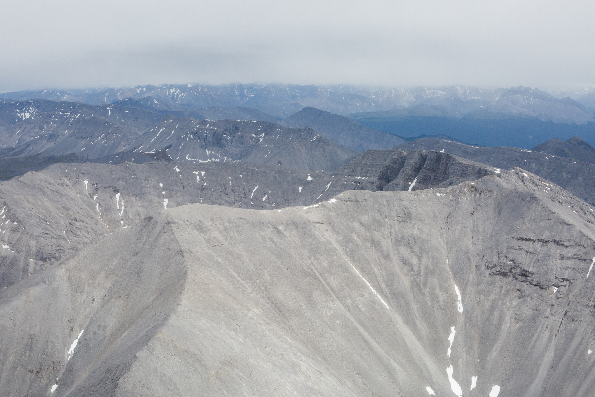 Northern Rocky Mountains in Grey Smoke