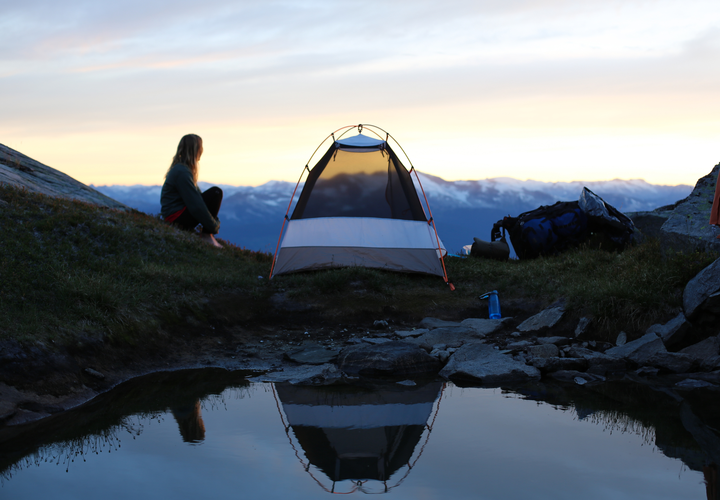 Reflection on Mt. Currie