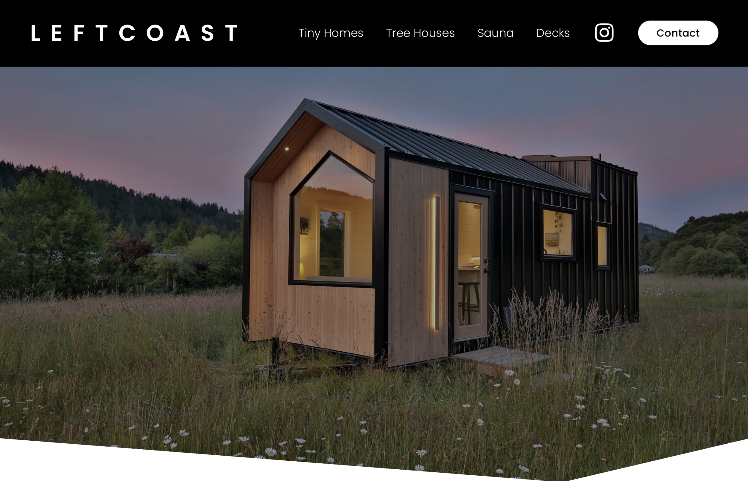 Left Coast Tiny Homes // Full Website Build