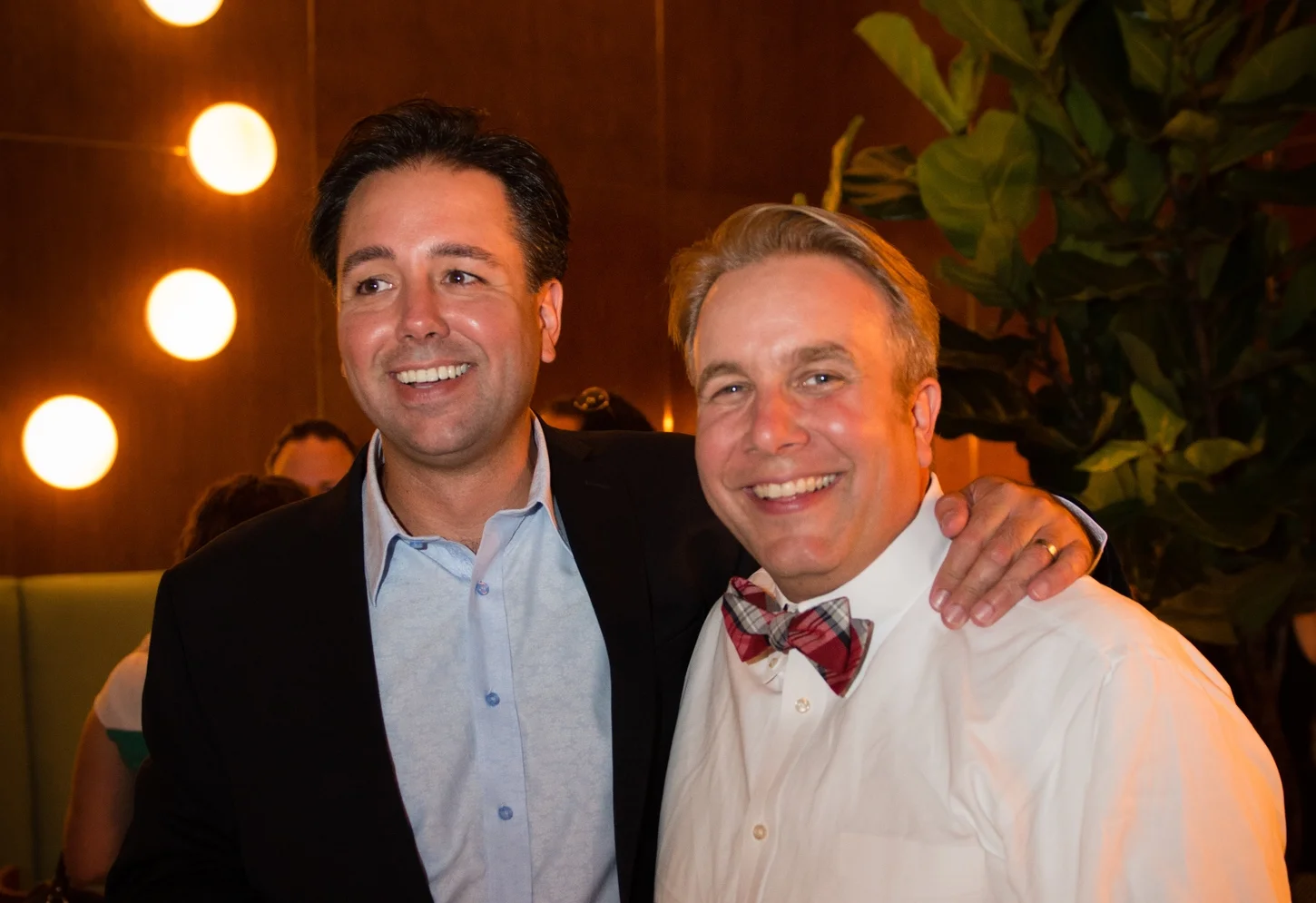 Sawyer & Co wine curator Greg Randall with owner Stephen Shallcross