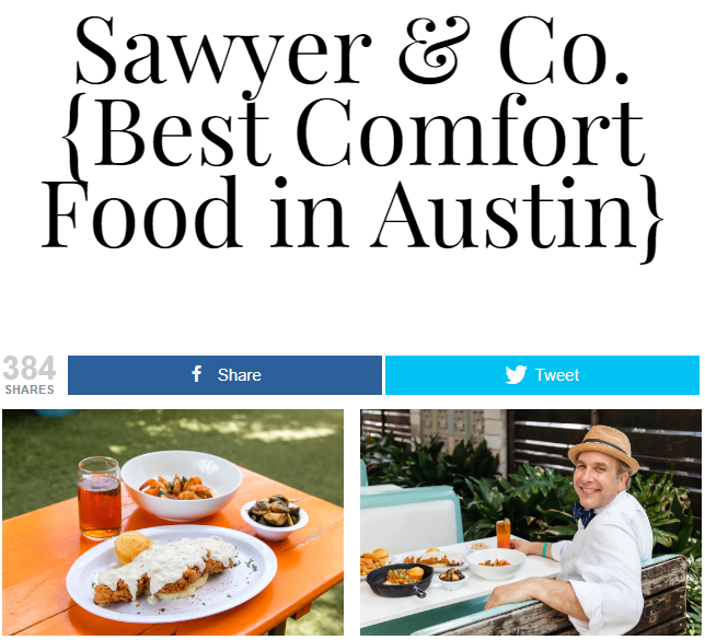 Sawyer & Co.  East Austin Diner & Bar