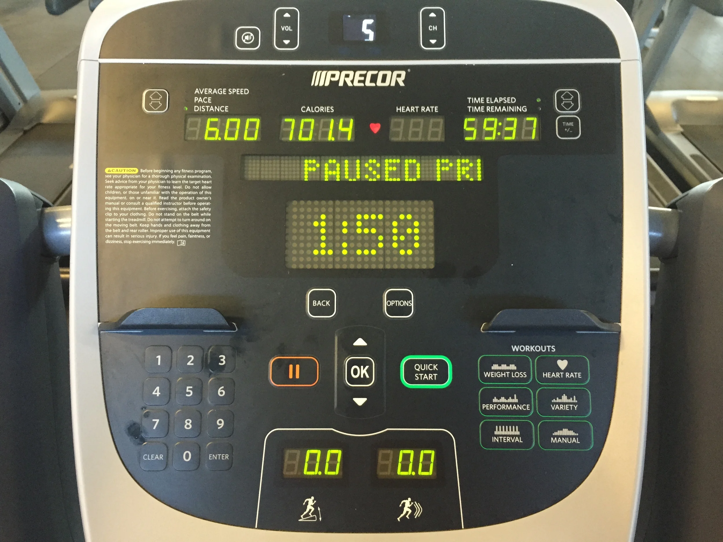 Distance / Treadmill