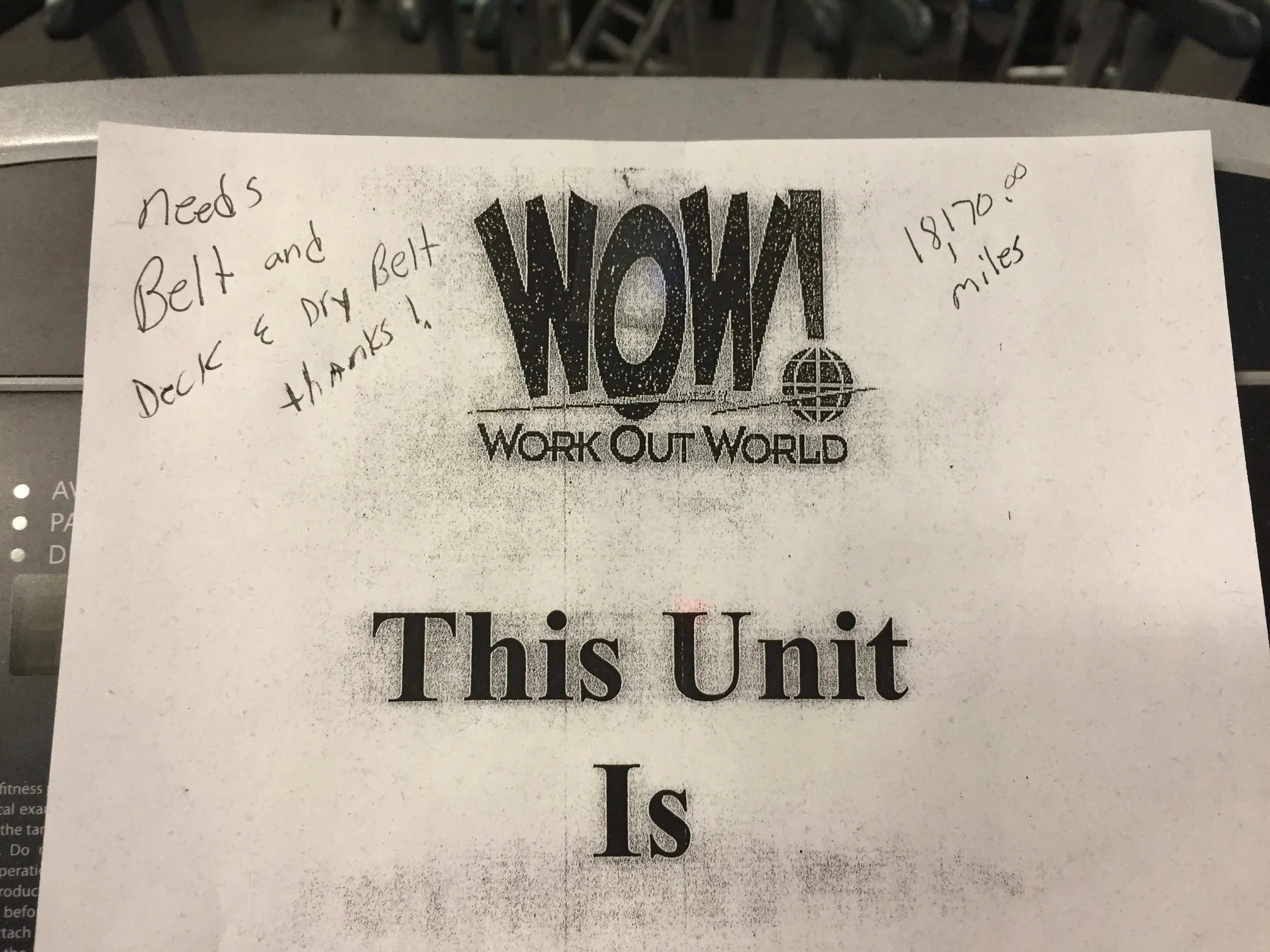 Treadmill
