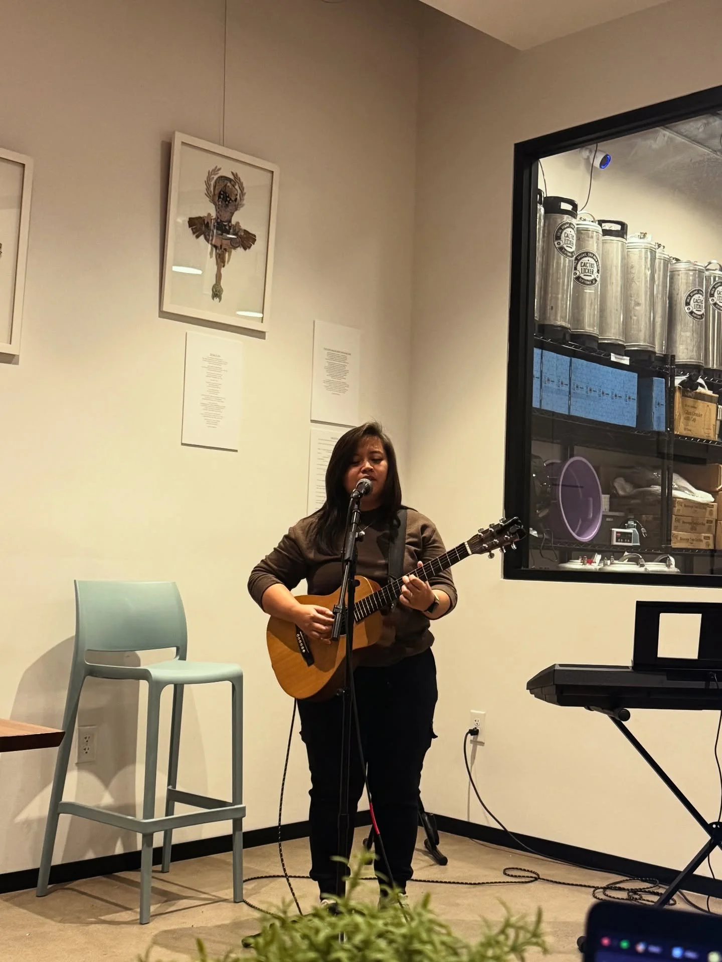 Some highlights from November&rsquo;s open mic nights ✨ 
.
It truly warms my heart to get to put together these events and see a community of people come together to support local businesses and artists. The stories, laughs, and tears we share make i