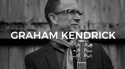 Graham Kendrick has been described as a ‘father of modern worship music’ whose songs are ‘crammed full of poetic, divine, biblical truth’ that have ‘sculpted a view of God that has impacted generations.’ For more than 30 years he has been at the forefront of Christian music in the UK having written and recorded hundreds of songs, many of which are well known around the world, including Shine Jesus Shine , Knowing You , The Servant King and Amazing Love .