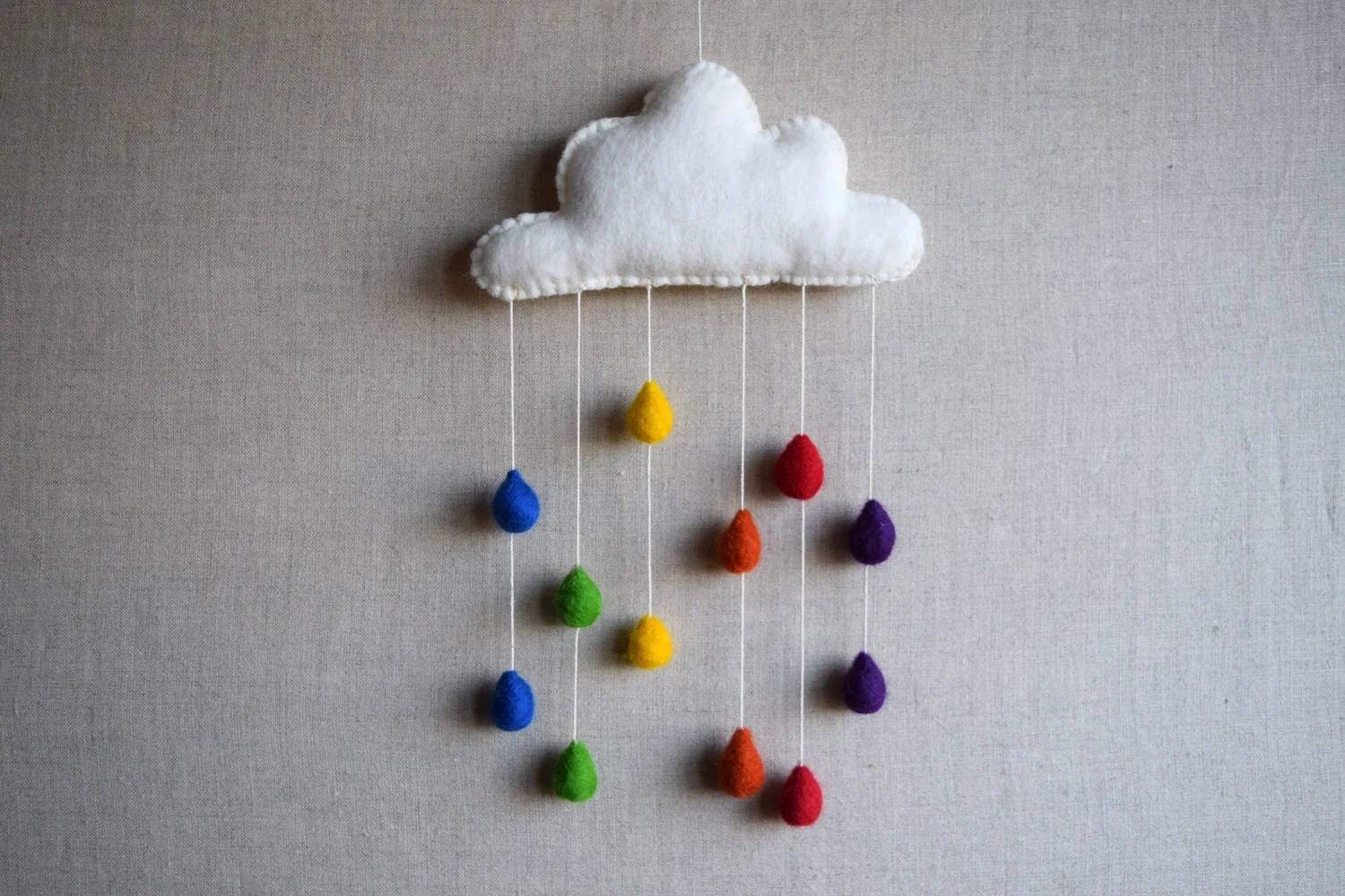 Raindrop Mobile Needle Felting Kit