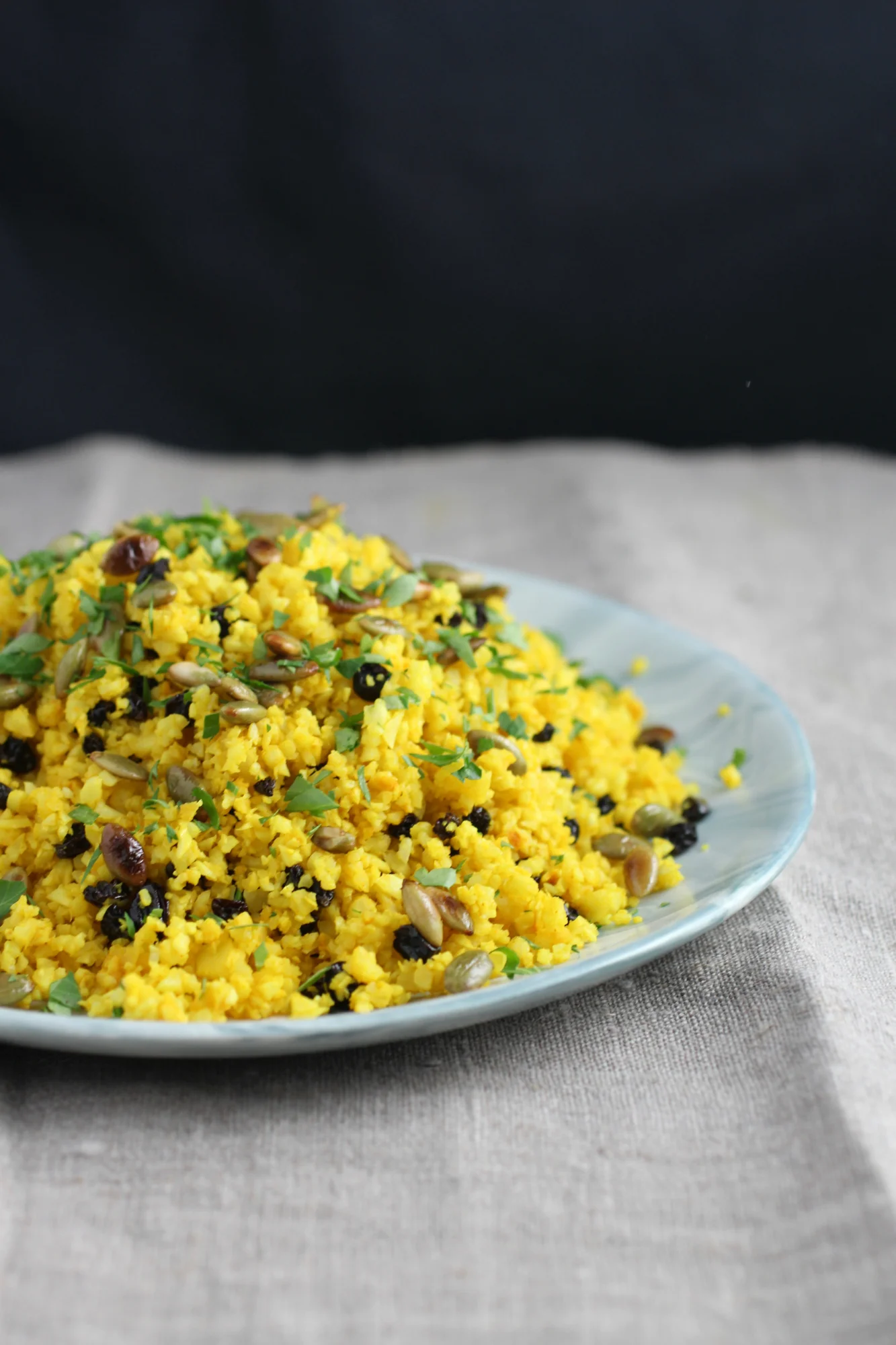 Delicious reinvented side dish or main when paired with sautéed garbanzo beans or grilled lamb.