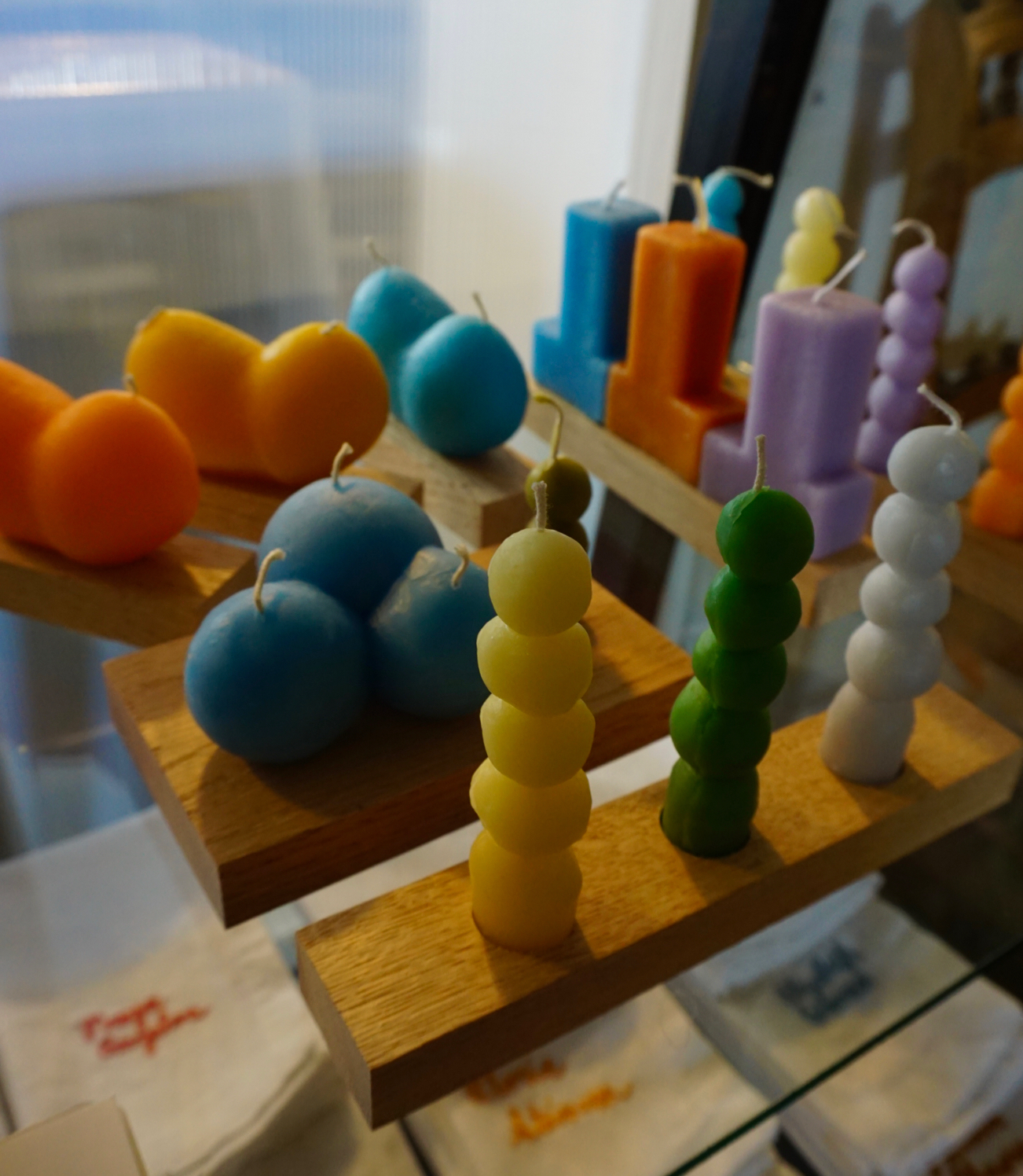 Beeswax candles (with oh-so-much personality) by Lauren DiCioccio .