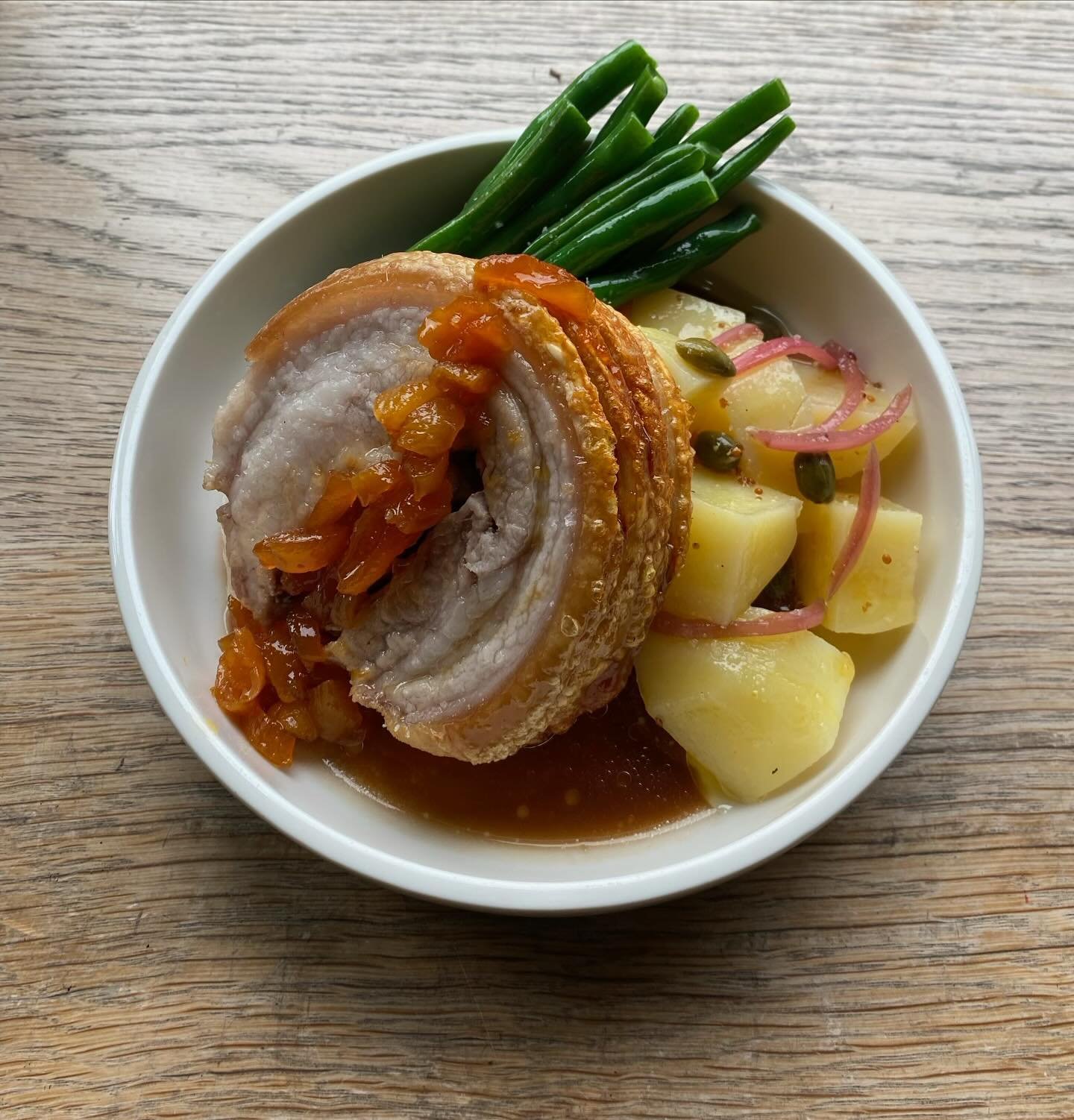 We&rsquo;re open for lunch today ✨

Full menu + $30 Ritual Roast from 12-3pm
Snack &amp; drinks through till 5pm

Today&rsquo;s $30 Ritual Roast is a cracker too! Roast pork belly, potato, green beans, apricot gastrique 🤤 

Space for a walk-ins or b