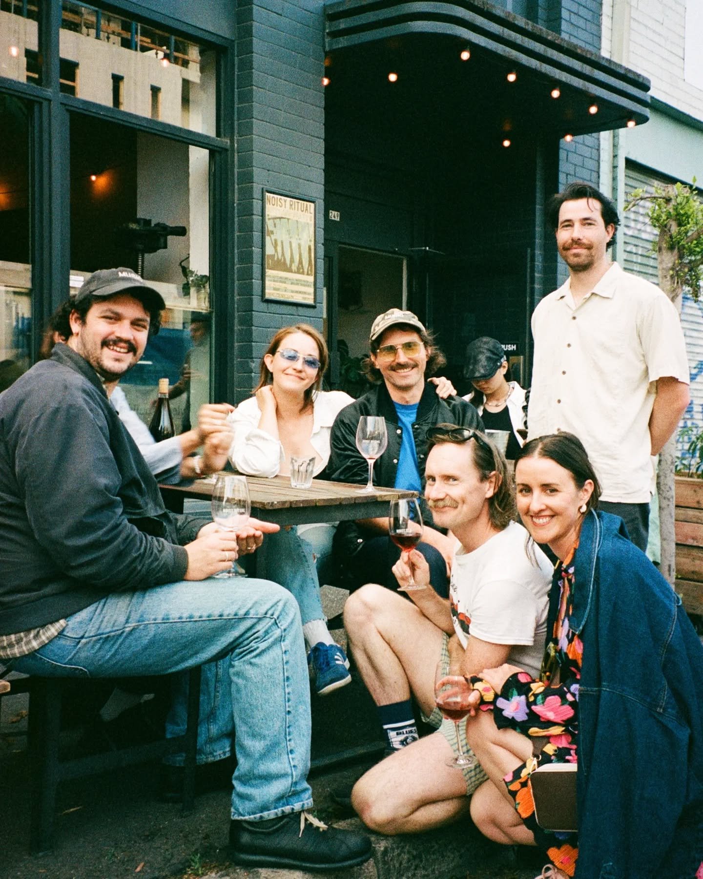 These are the vibes. But we're inside and the radiator is on. Pouring til late allll weekend at your fave urban winery xo