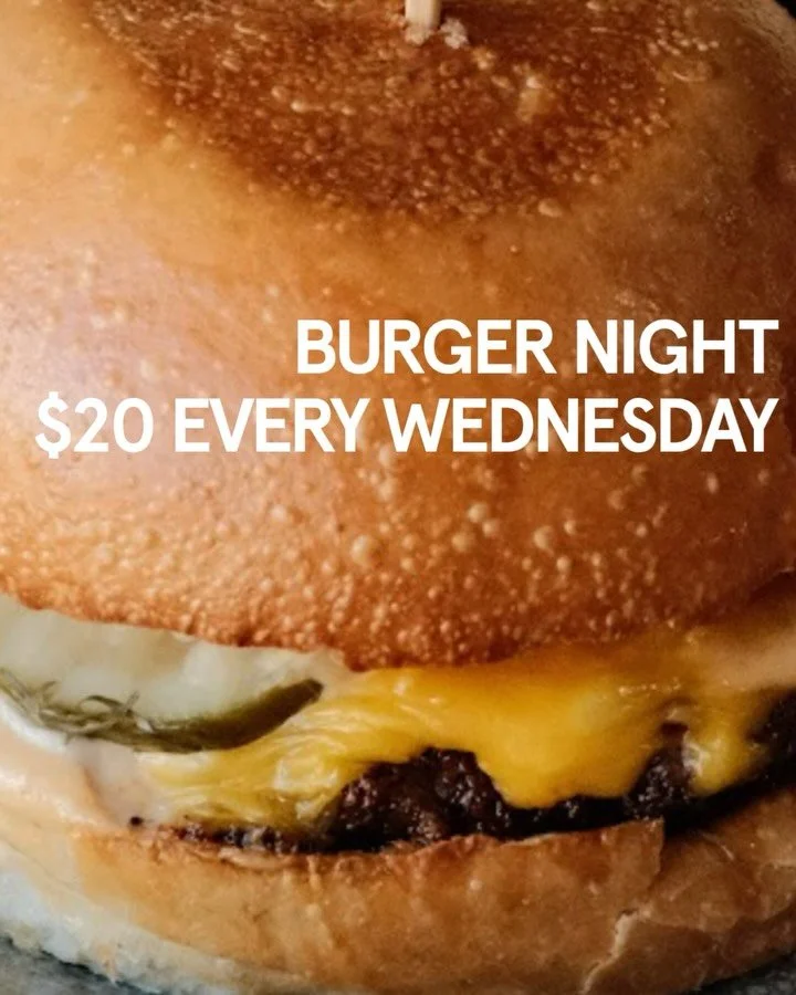 🍔🍔🍔🍔🍔🍔🍔🍔

Do I spot some Golden Arches on the horizon??

No not ✨ those ✨ ones

Our delicious golden corn ribs are BACK and the perfect side to our famous $20 burger every Wednesday!

Must be paired with our Sunbury Shiraz. No messing about ?