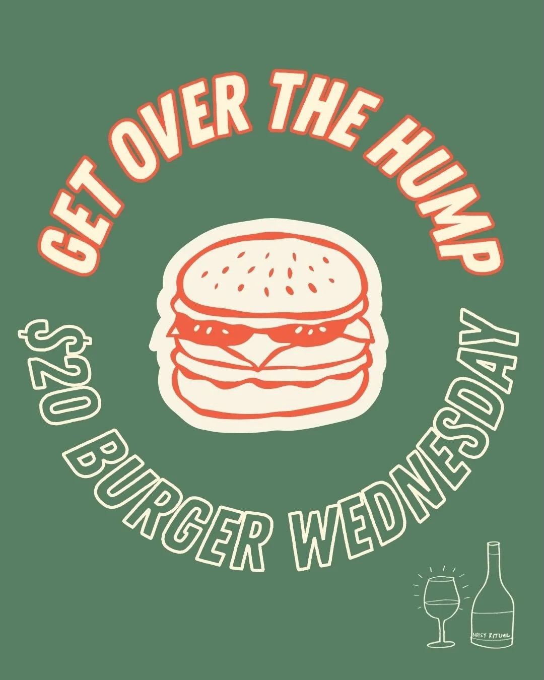 Wednesdays = $20 Burger Night 🍔
Get over the hump with us, one juicy burger at a time.
Kitchen&rsquo;s flipping from 5pm. See you at the bar 🍷 

#burgernight #cheapeatsmelbourne #humpday