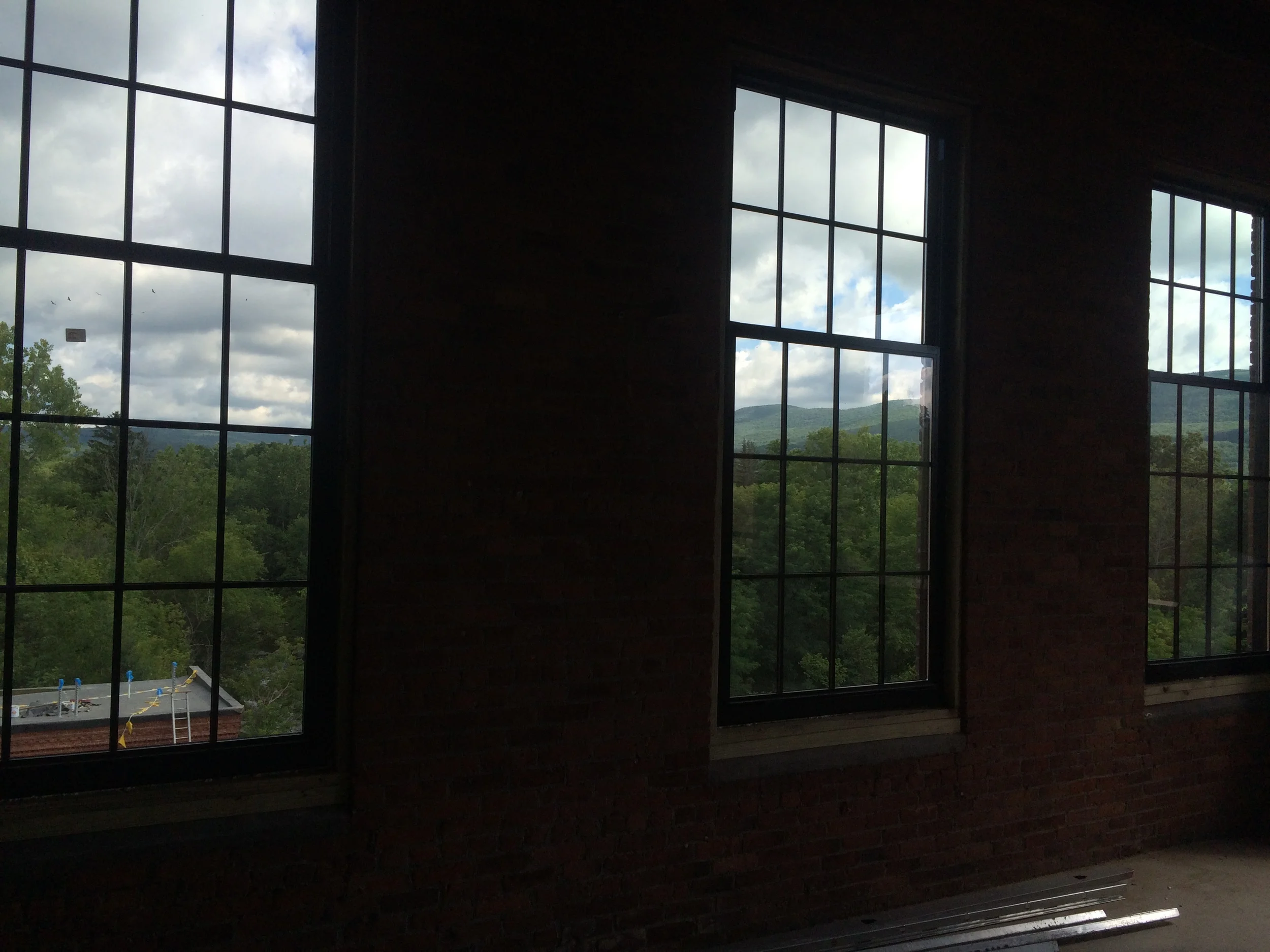 North facing view from the fourth floor of Cable Mills