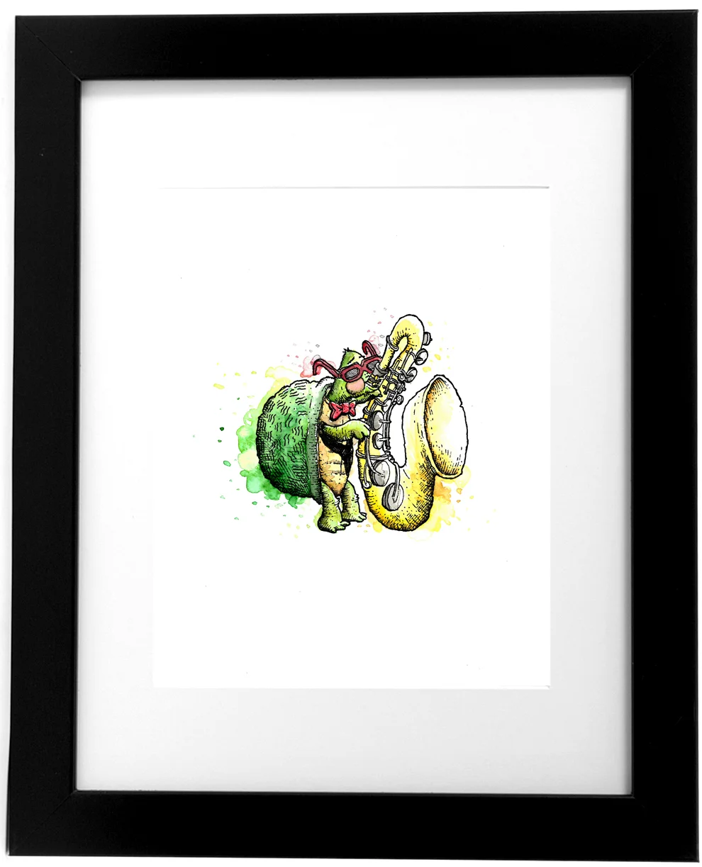 turtle sax framed for store.jpg
