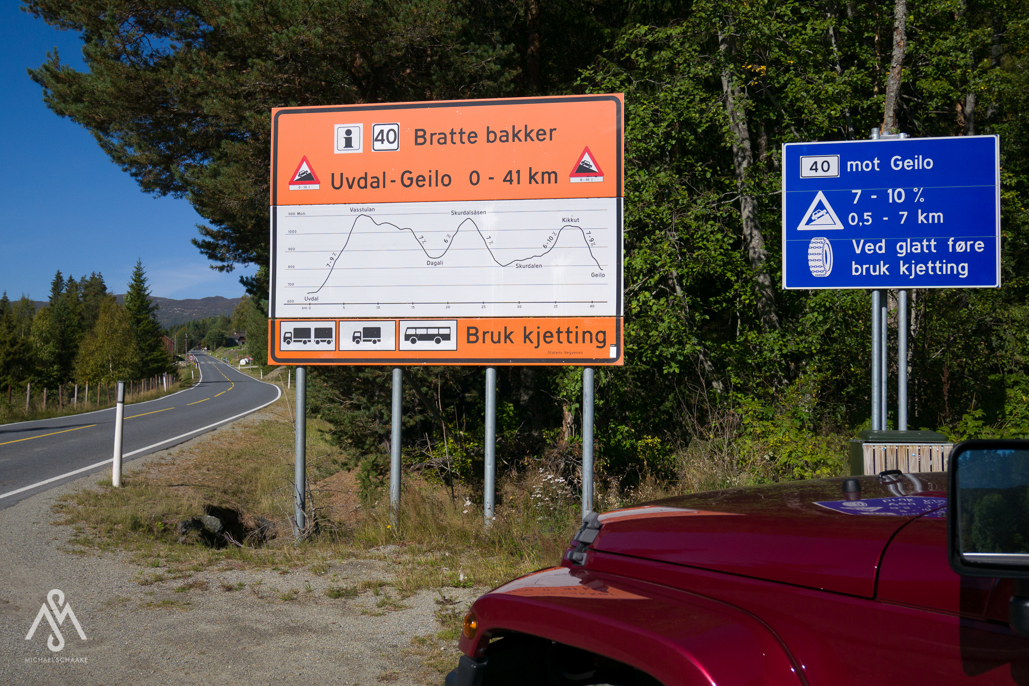 When you see these signs you know you arrived in Norway.