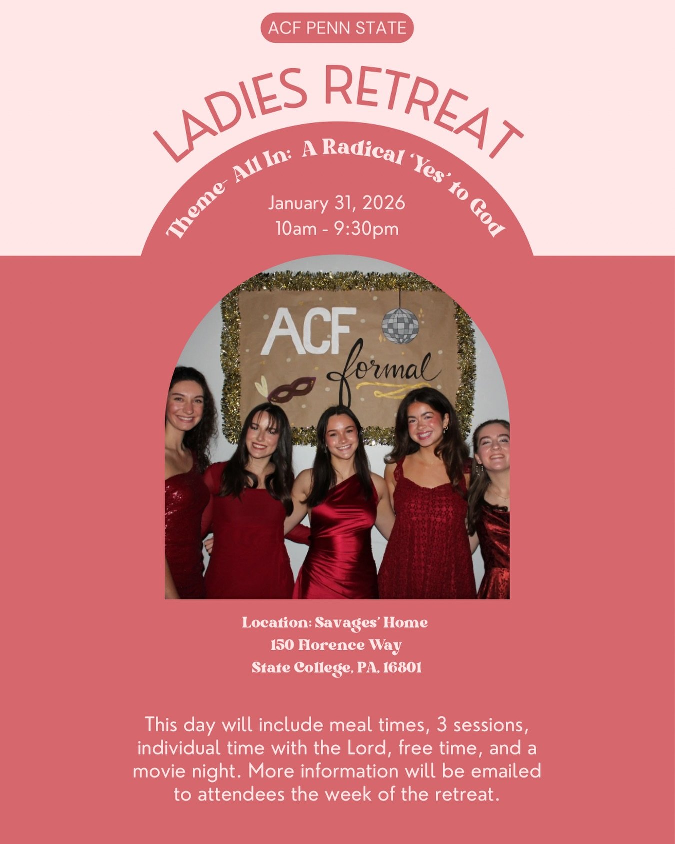 If you are interested, you can sign up on our website, under the tab events!