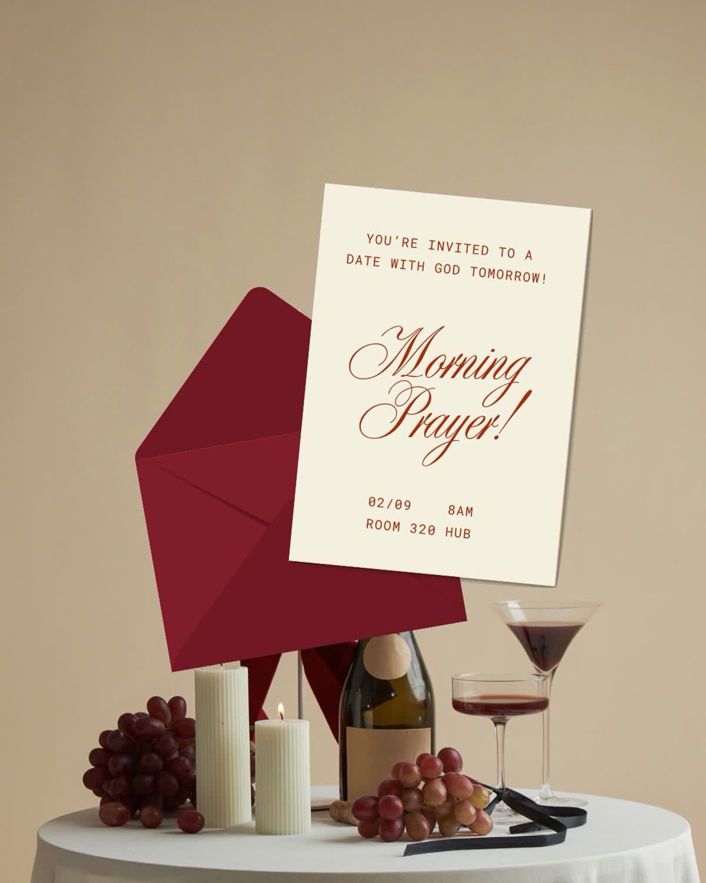 Monday morning prayer tomorrow @ 8am!